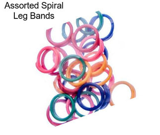 Assorted Spiral Leg Bands