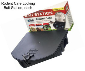 Rodent Cafe Locking Bait Station, each