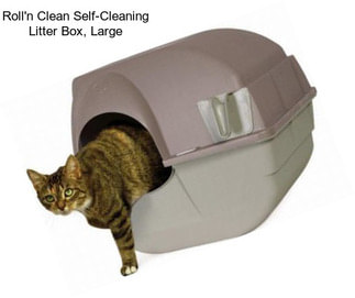 Roll\'n Clean Self-Cleaning Litter Box, Large