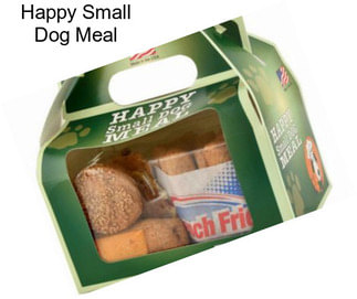 Happy Small Dog Meal