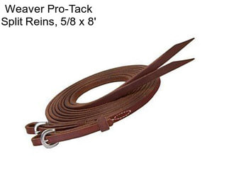 Weaver Pro-Tack Split Reins, 5/8\