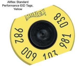 Allflex Standard Performance EID Tags, Yellow