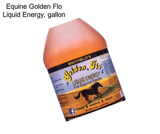 Equine Golden Flo Liquid Energy, gallon