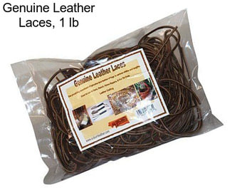 Genuine Leather Laces, 1 lb