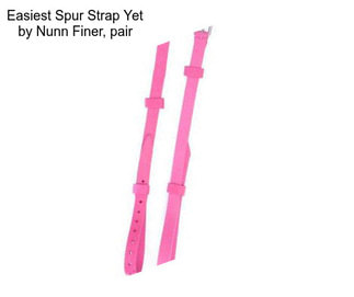 Easiest Spur Strap Yet by Nunn Finer, pair