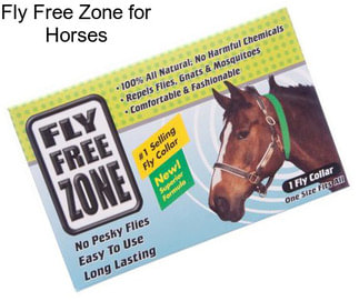 Fly Free Zone for Horses