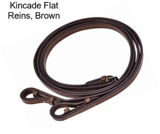 Kincade Flat Reins, Brown