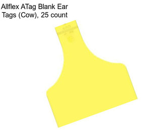 Allflex ATag Blank Ear Tags (Cow), 25 count