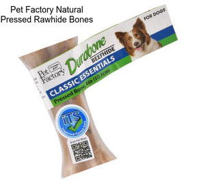 Pet Factory Natural Pressed Rawhide Bones