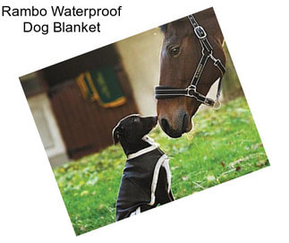 Rambo Waterproof Dog Blanket