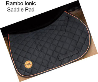 Rambo Ionic Saddle Pad
