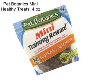 Pet Botanics Mini Healthy Treats, 4 oz