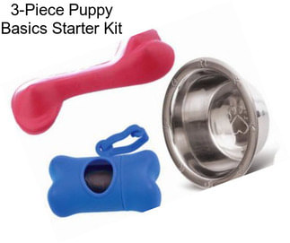 3-Piece Puppy Basics Starter Kit