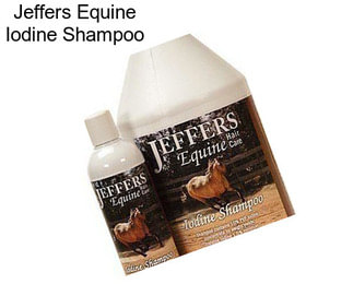 Jeffers Equine Iodine Shampoo