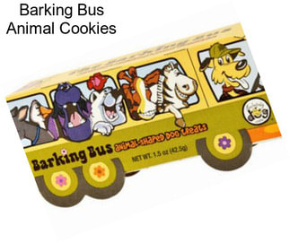 Barking Bus Animal Cookies