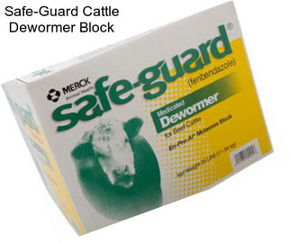 Safe-Guard Cattle Dewormer Block