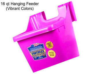 16 qt Hanging Feeder (Vibrant Colors)