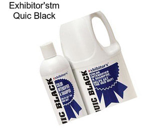 Exhibitor\'stm Quic Black