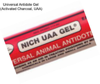 Universal Antidote Gel  (Activated Charcoal, UAA)