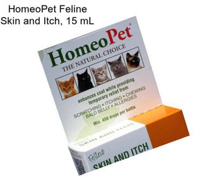 HomeoPet Feline Skin and Itch, 15 mL