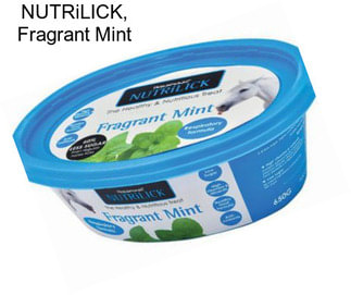 NUTRiLICK, Fragrant Mint