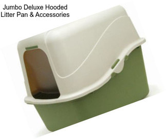 Jumbo Deluxe Hooded Litter Pan & Accessories