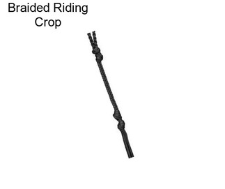 Braided Riding Crop