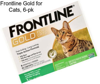 Frontline Gold for Cats, 6-pk