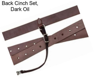 Back Cinch Set, Dark Oil