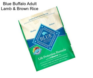 Blue Buffalo Adult Lamb & Brown Rice