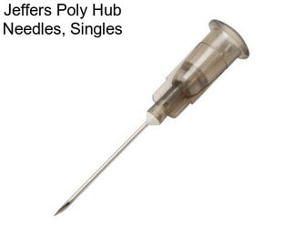Jeffers Poly Hub Needles, Singles