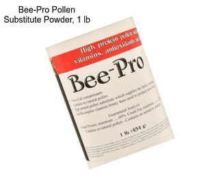 Bee-Pro Pollen Substitute Powder, 1 lb