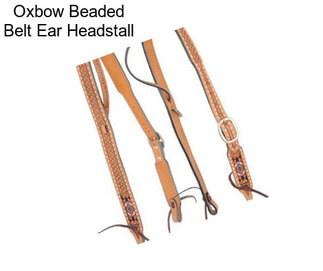 Oxbow Beaded Belt Ear Headstall