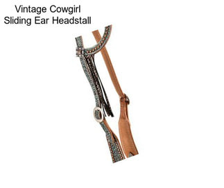 Vintage Cowgirl Sliding Ear Headstall