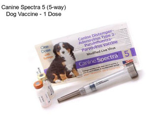 Canine Spectra 5 (5-way) Dog Vaccine - 1 Dose