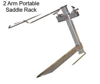 2 Arm Portable Saddle Rack