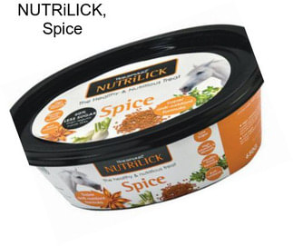 NUTRiLICK, Spice