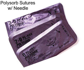 Polysorb Sutures w/ Needle