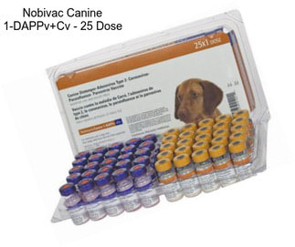 Nobivac Canine 1-DAPPv+Cv - 25 Dose