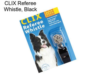 CLIX Referee Whistle, Black