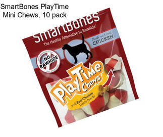 SmartBones PlayTime Mini Chews, 10 pack