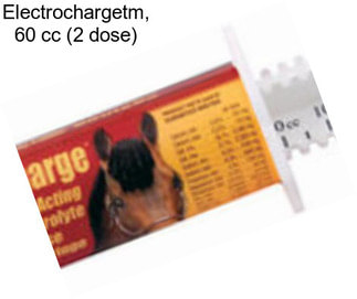 Electrochargetm, 60 cc (2 dose)