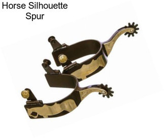 Horse Silhouette Spur