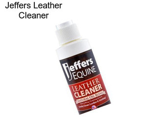 Jeffers Leather Cleaner