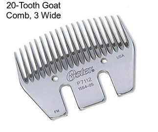 20-Tooth Goat Comb, 3\