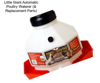 Little Giant Automatic Poultry Waterer (& Replacement Parts)