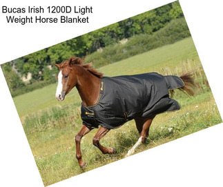 Bucas Irish 1200D Light Weight Horse Blanket