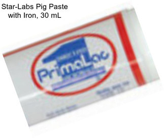 Star-Labs Pig Paste with Iron, 30 mL