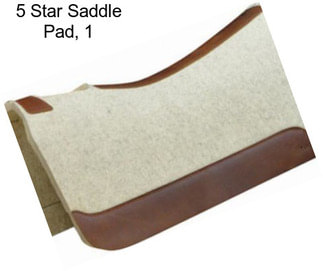 5 Star Saddle Pad, 1\