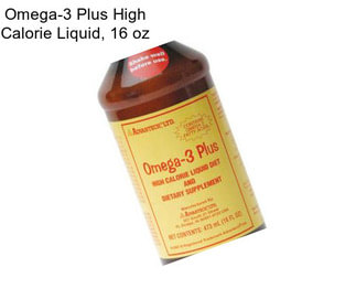 Omega-3 Plus High Calorie Liquid, 16 oz